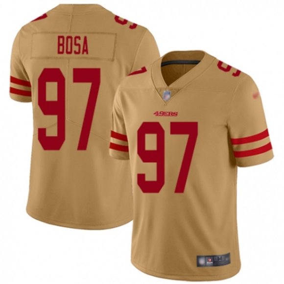 nick bosa gold jersey